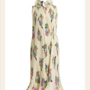 Tibi, floral & Ivory XS dress fits like a small